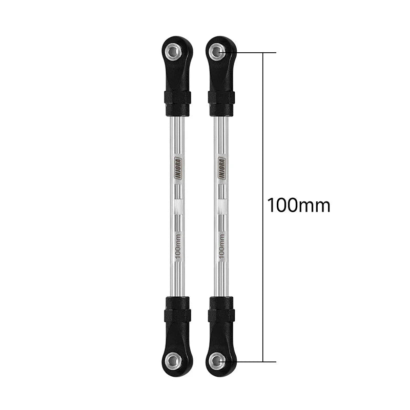 INJORA Stainless Steel Links with Rod Ends for 1/10 RC Crawler