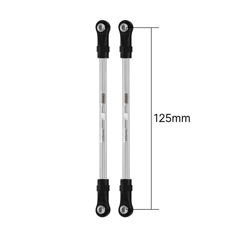 INJORA Stainless Steel Links with Rod Ends for 1/10 RC Crawler
