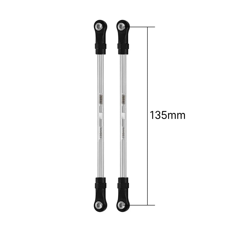 INJORA Stainless Steel Links with Rod Ends for 1/10 RC Crawler