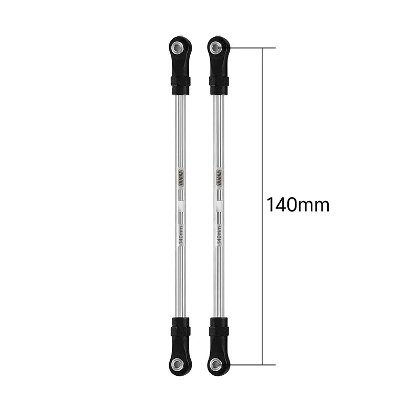INJORA Stainless Steel Links with Rod Ends for 1/10 RC Crawler