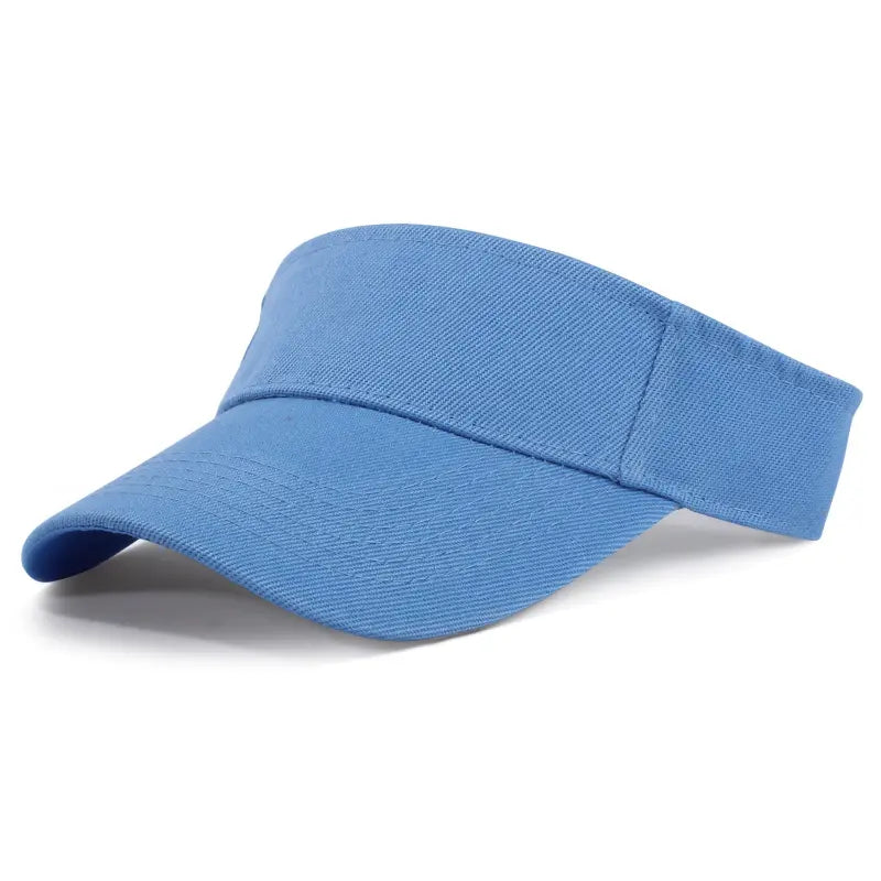 Solid Color Fitted Sun Visor Hat