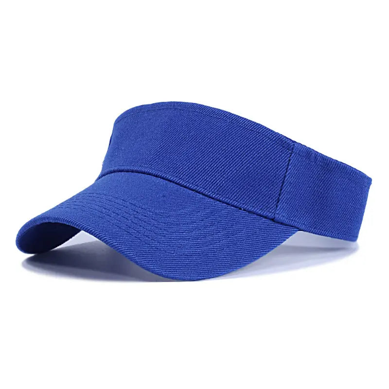 Solid Color Fitted Sun Visor Hat