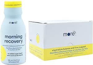More Labs Morning Recovery - Sugar Free Lemon Flavor - 12 Pack