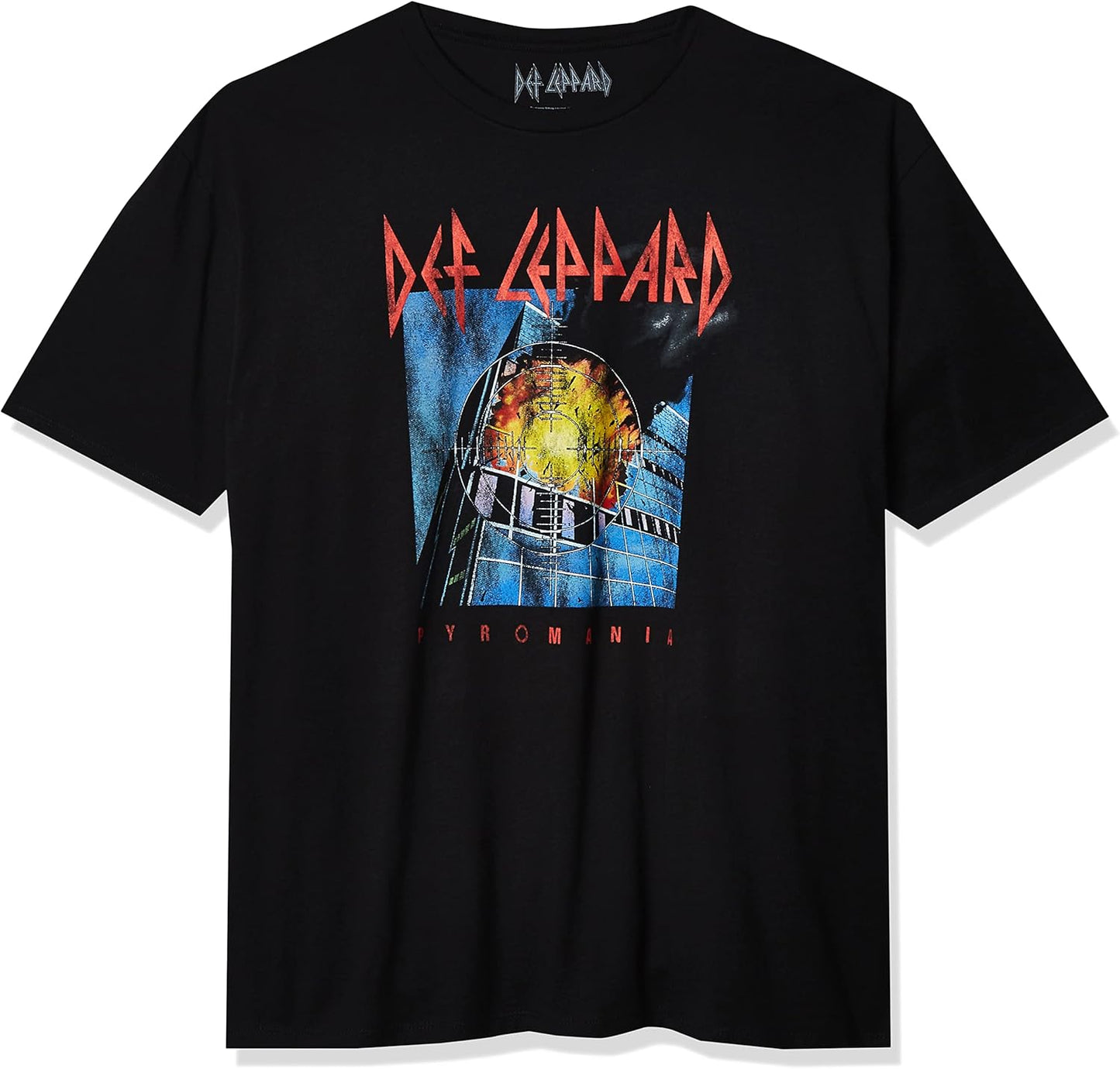 Goodie Two Sleeves Men's Def Leppard Pyromani Adult T-Shirt