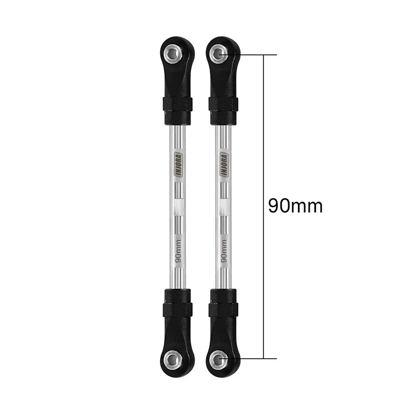 INJORA Stainless Steel Links with Rod Ends for 1/10 RC Crawler