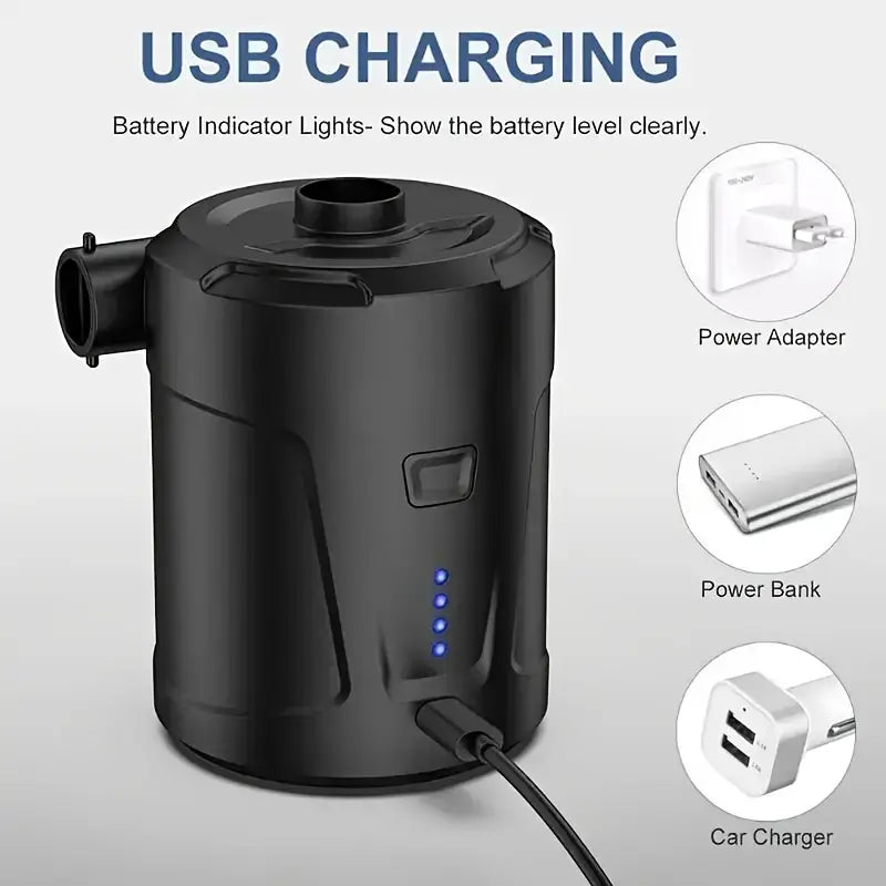 Compact USB Rechargeable Electric Air Pump