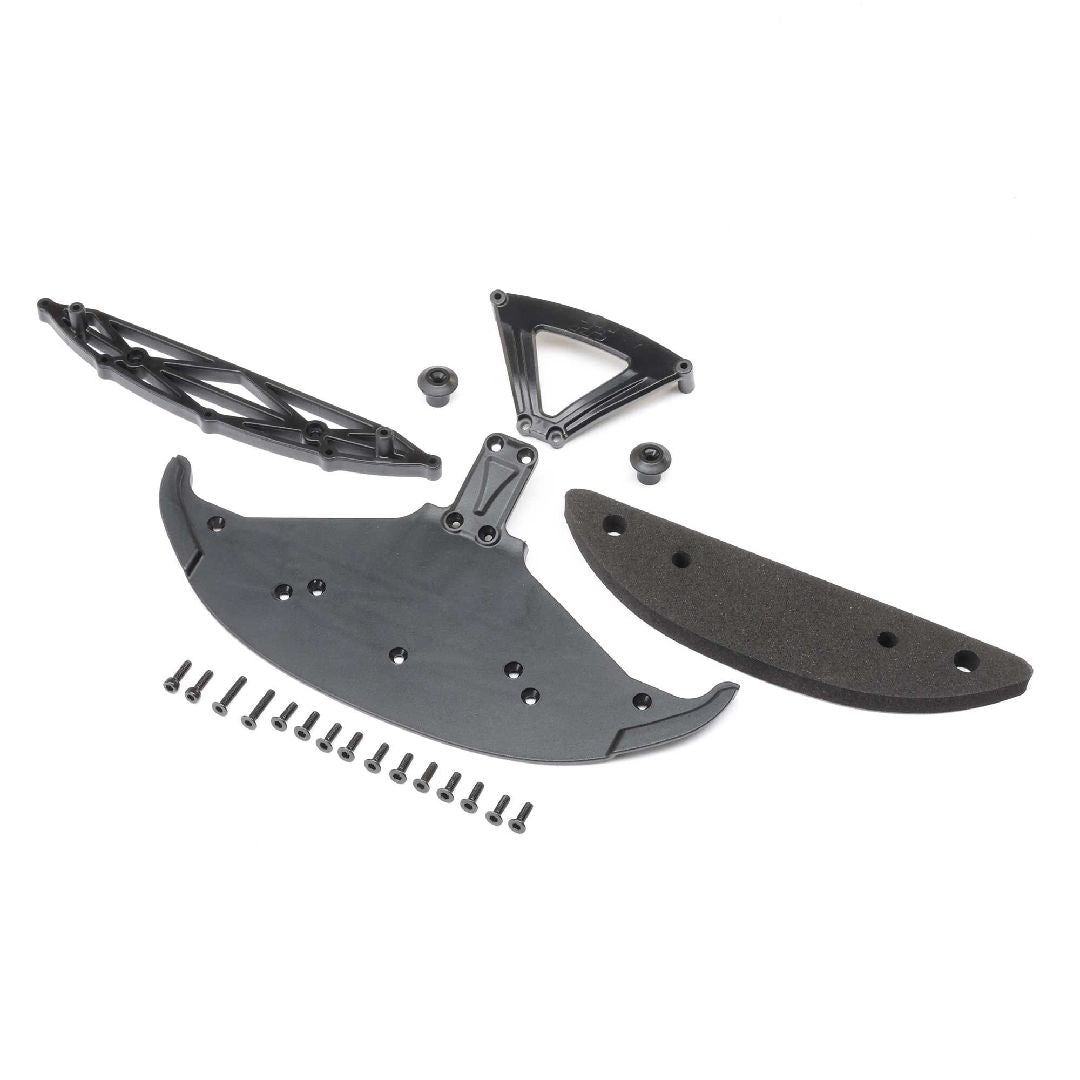 Losi Front Bumper & Splitter: NASCAR GROM