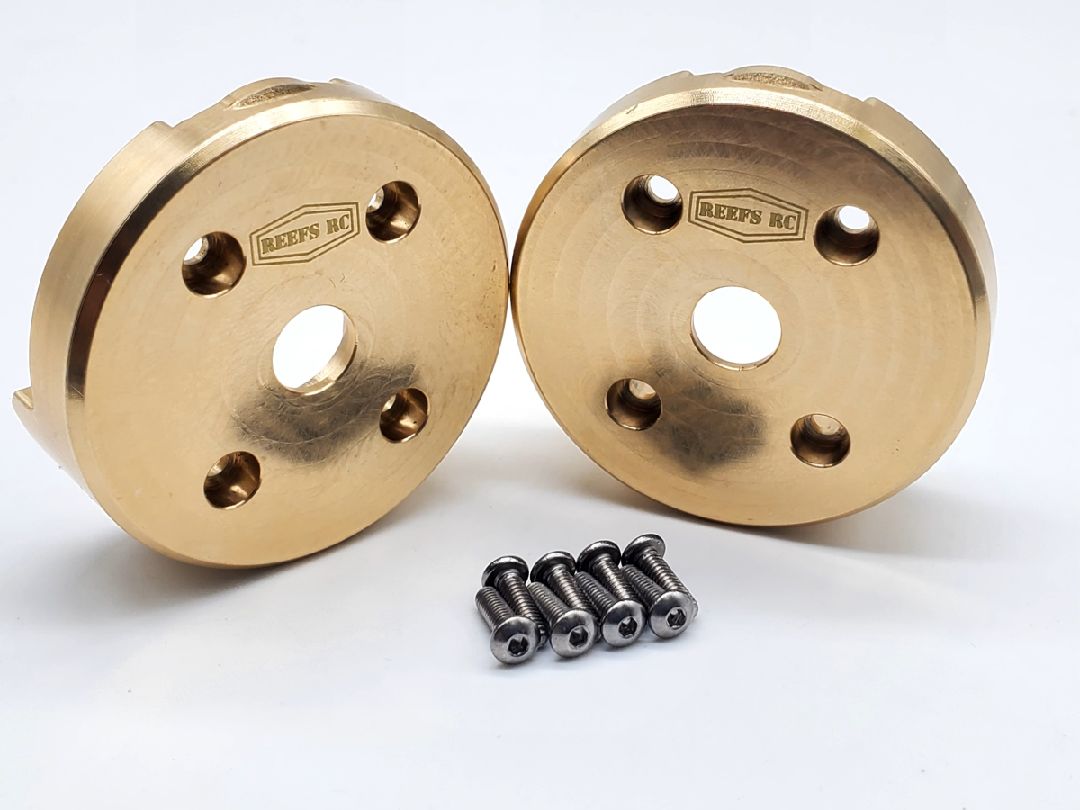 Reefs Brass Portal Covers SCXPro/Capra/SCX10.3