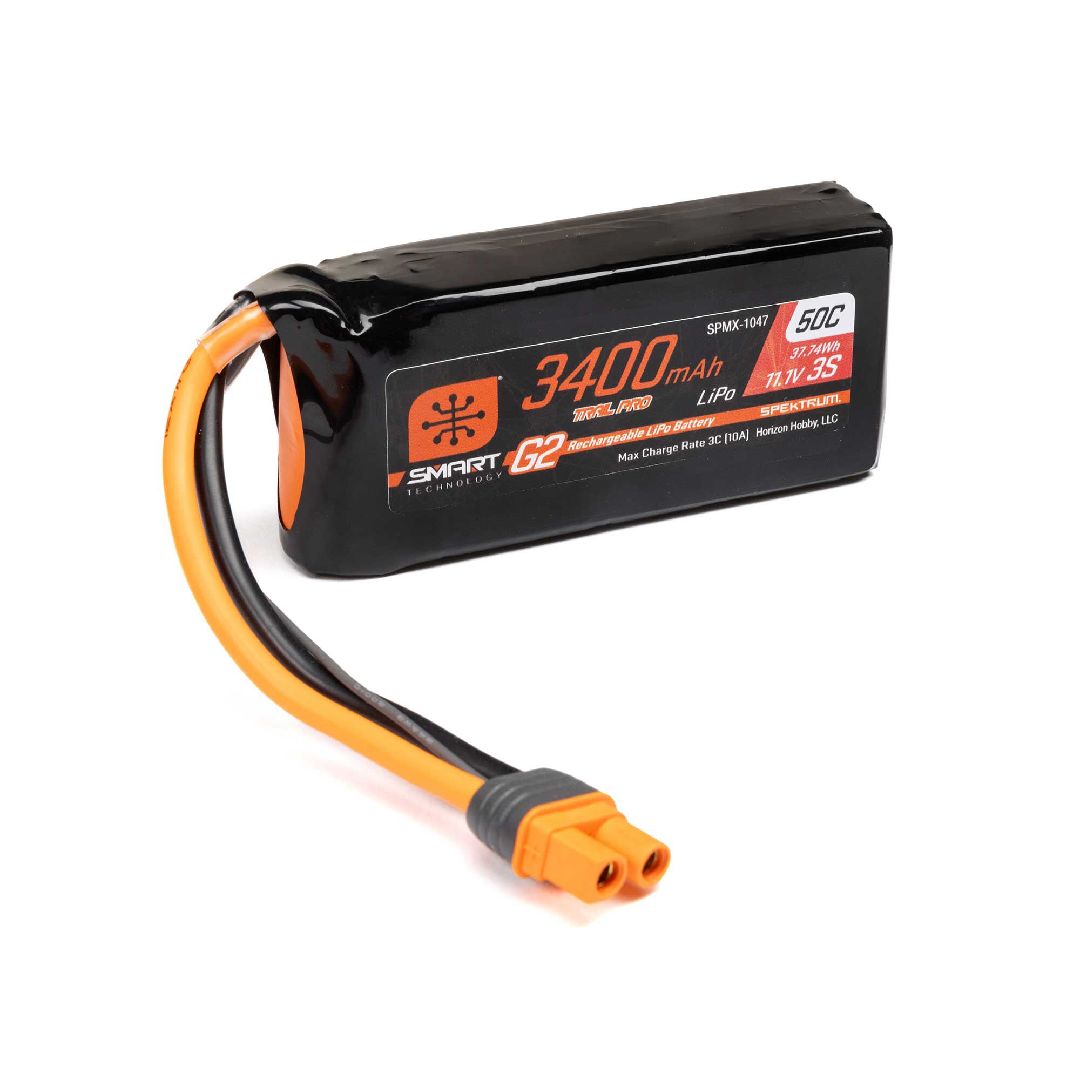 Spektrum Smart G2 Trail Pro 3400mAh 3S 11.1V 50C LiPo IC3
