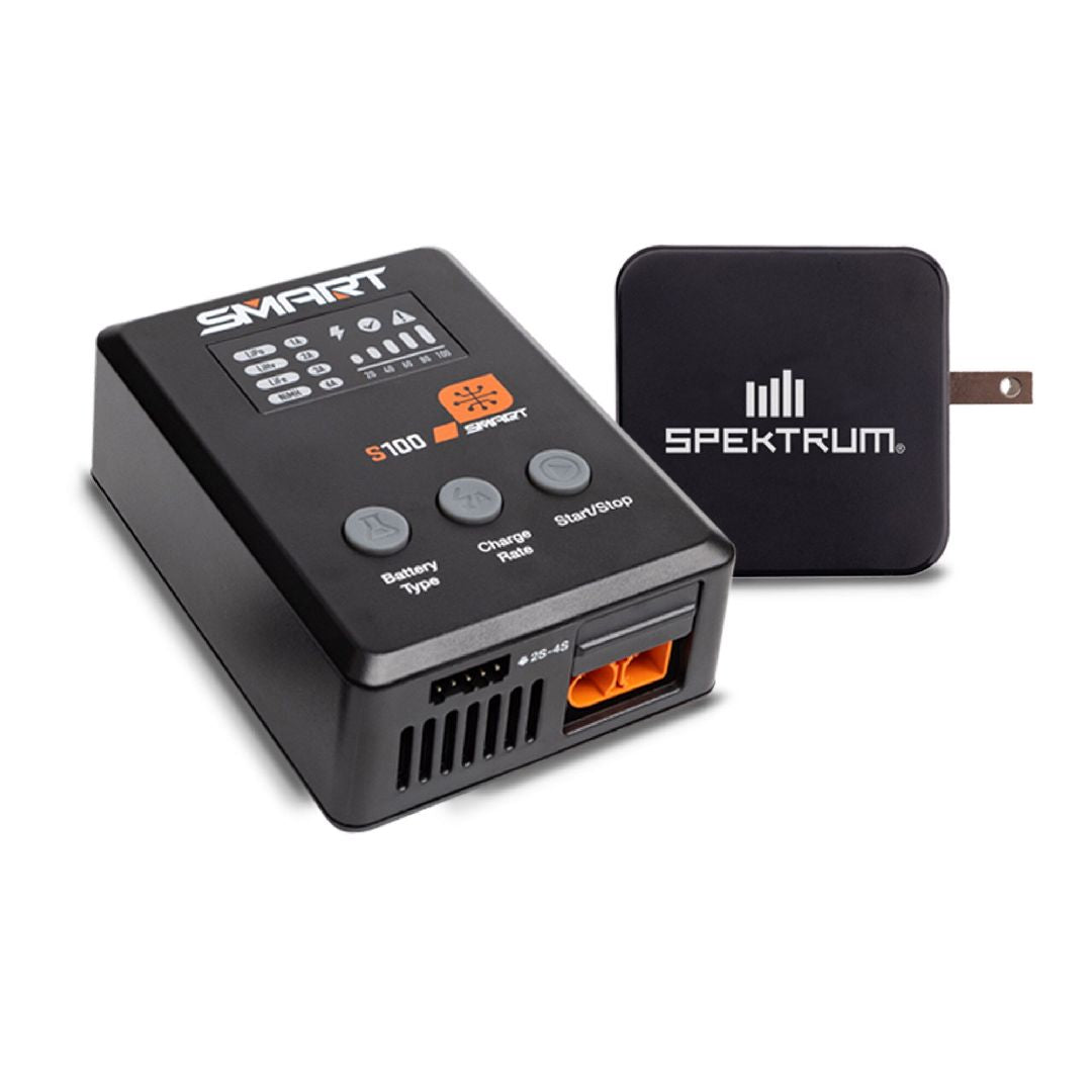 Spektrum S100 USB-C Smart Charger, 65W USB-C Power Supply Combo