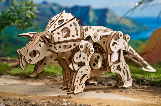 Ugears Triceratops - 400 Pieces (Advanced)