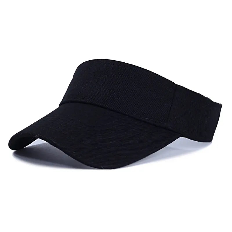 Solid Color Fitted Sun Visor Hat