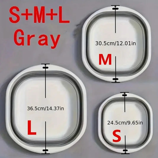 3-Pack Foldable RV Bathroom Basin