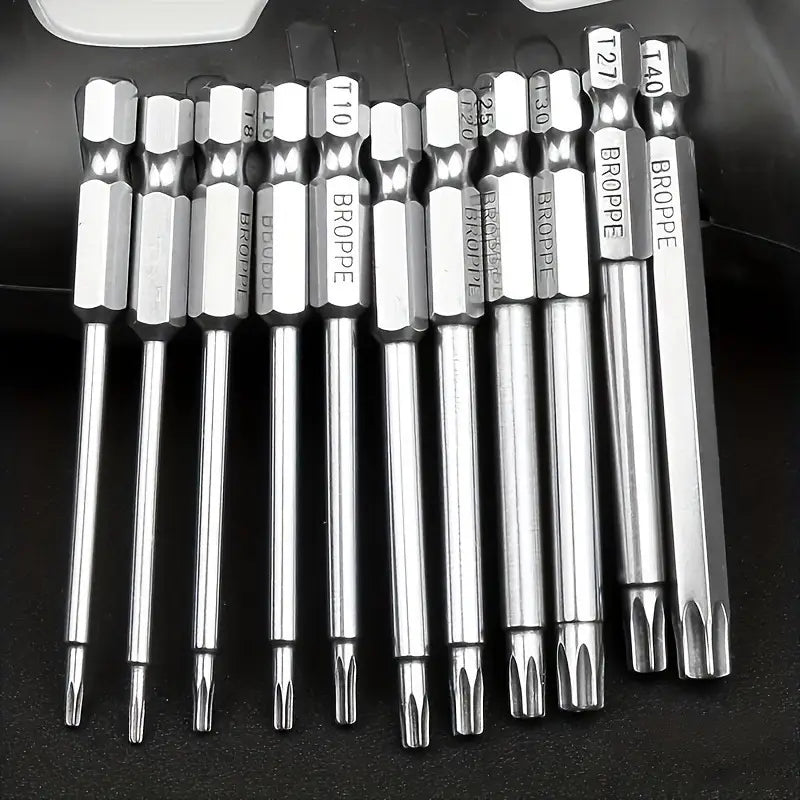 11pcs Precision Star Torx Bit Set