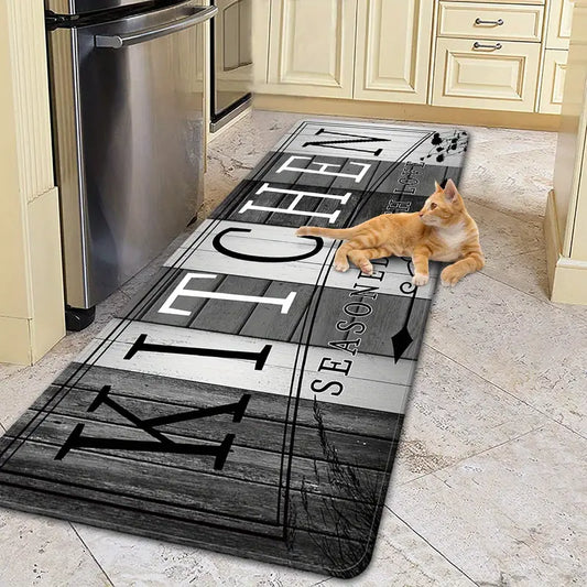 Premium Absorbent Polyester Kitchen Mat