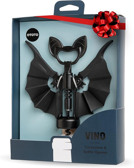 OTOTO 2-in-1 Wine Beer Opener - Spooky Corkscrew Bottle Opener