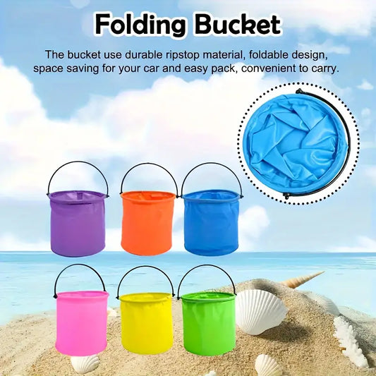 1/2 Mini Folding Beach Bucket