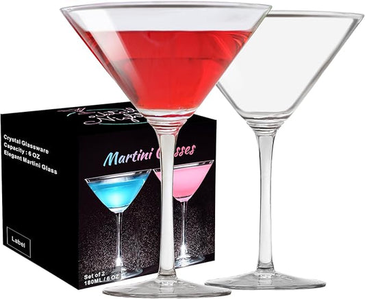 PARACITY Martini Glasses Set of 2