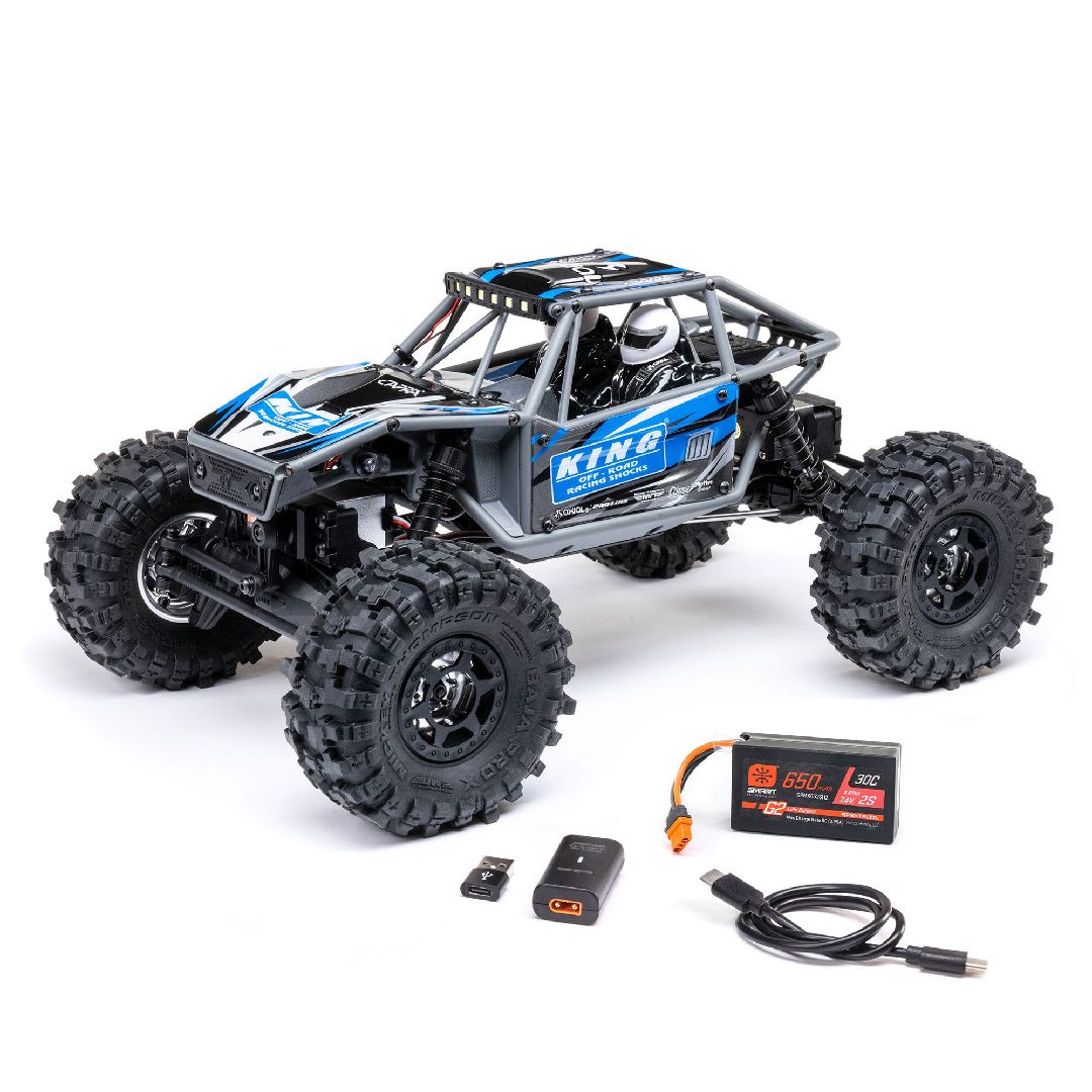 Axial 1/18 UTB18 Capra 4WS 4x4 RTR - Blue