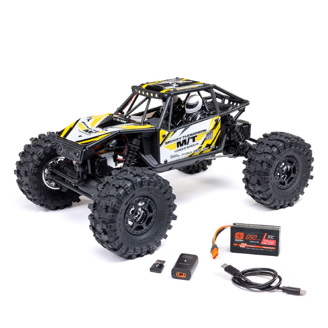 Axial 1/18 UTB18 Capra 4WS 4x4 RTR - Yellow