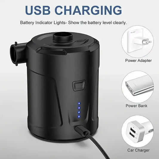 Compact USB Rechargeable Electric Air Pump