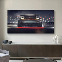 Modern Sports Car Canvas Art Poster 20" x 39"