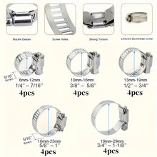 Premium Stainless Steel 20pcs Adjustable Hose Clamp Set