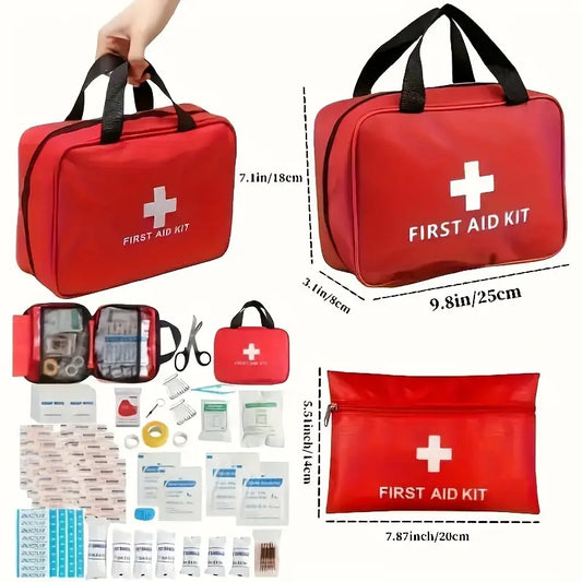 Complete First Aid Kit for Home, Car, Camping And Hiking
