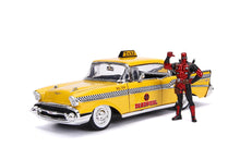 Jada 1/24 "Hollywood Rides" Marvel - 1957 Bel Air w/Deadpool