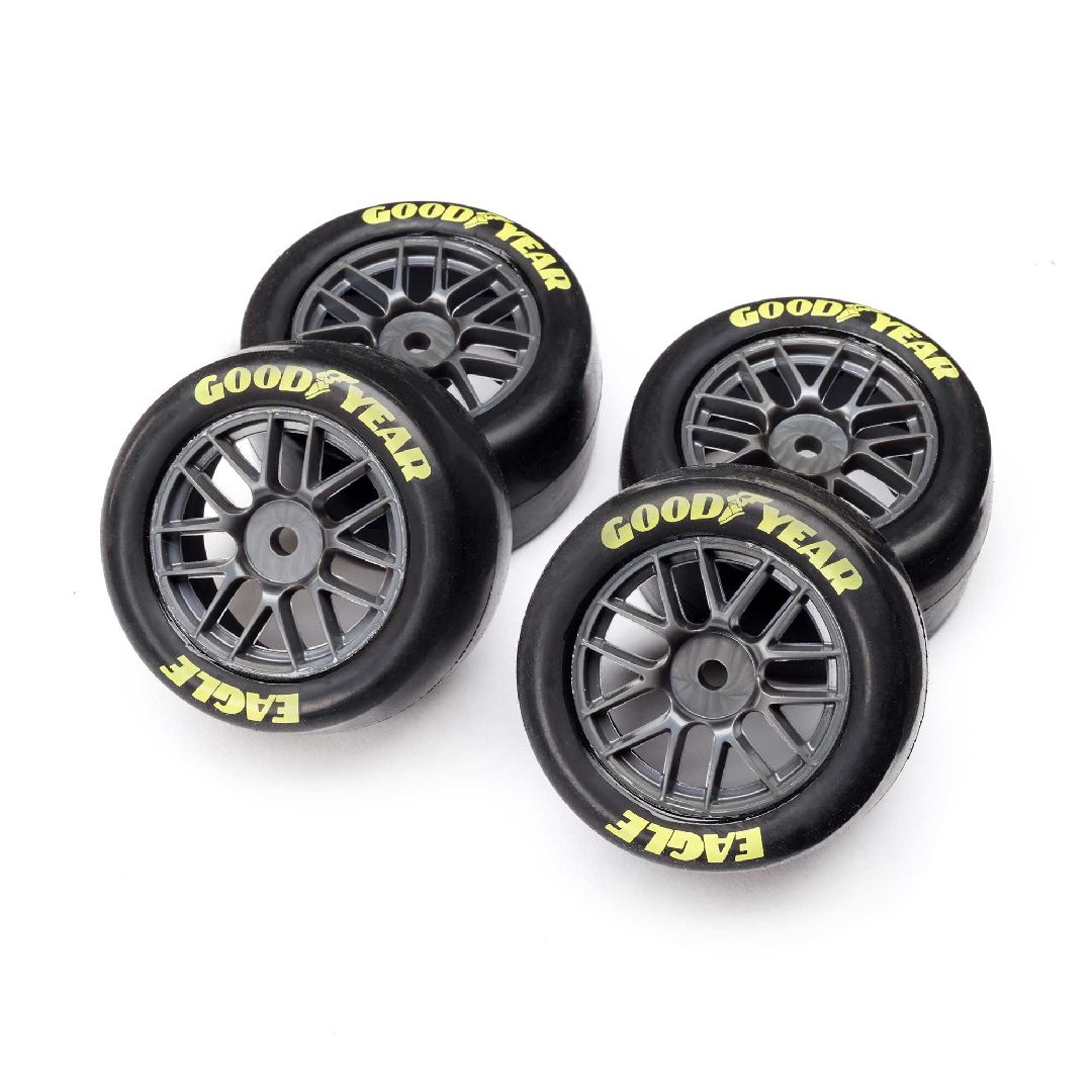 Losi Goodyear Eagle Mounted Tires, Medium (4): NG