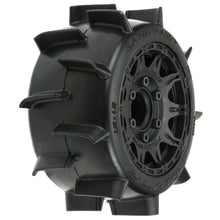 Pro-Line Sand Paw LP 2.8" Tires on Black Rem Hex Wheels (2)