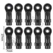 INJORA 10PCS Plastic Rod Ends Link Balls for Traxxas TRX-4