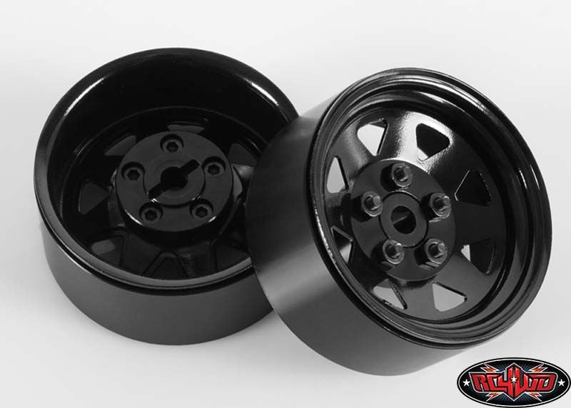 RC4WD 1.9" 5 Lug Wagon Steel Stamped Beadlock Wheels (Black) (4)