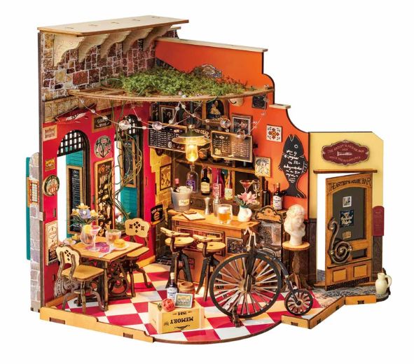 Rolife Cheers Bar & Dining DIY Miniature House Kit