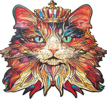 Rowood Cat King 200 Piece Wooden Jigsaw Puzzle