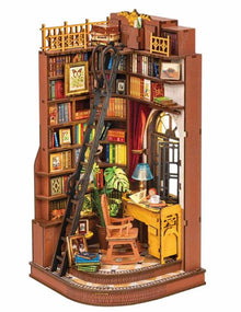 Rolife Book Nook Silent Corner Study 3D Wooden Puzzle