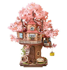 Rolife Sakura Tree House 3D Wooden Puzzle