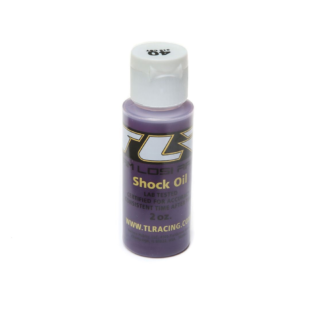 TLR Silicone Shock Oil, 40WT, 516CST, 2OZ