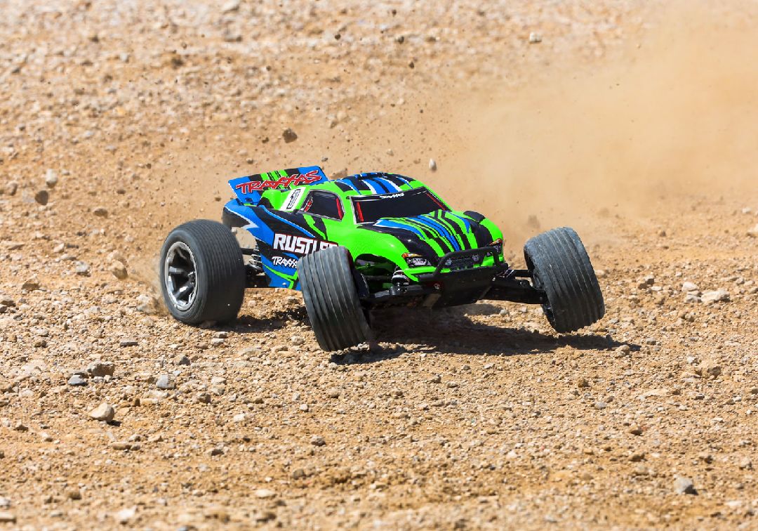 Traxxas 1/10 Rustler ExtremeHD 2wd RTR - Green