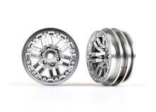 Traxxas Wheels, 1.0" (Satin Chrome) (2)